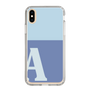 Slim Protection Case［ Original - initial two tone - A blue ］