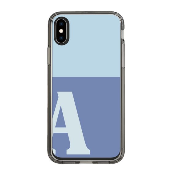 Slim Protection Case［ Original - initial two tone - A blue ］
