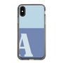 Slim Protection Case［ Original - initial two tone - A blue ］