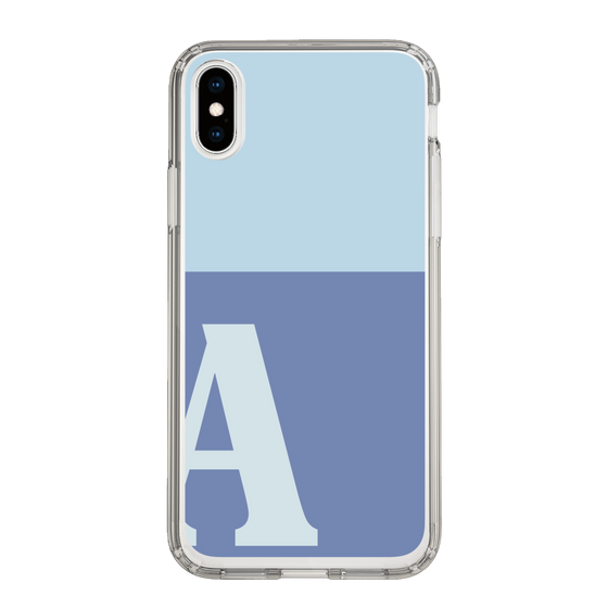 Slim Protection Case［ Original - initial two tone - A blue ］
