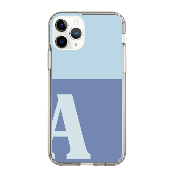 Slim Protection Case［ Original - initial two tone - A blue ］