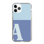 Slim Protection Case［ Original - initial two tone - A blue ］
