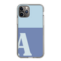 Slim Protection Case［ Original - initial two tone - A blue ］