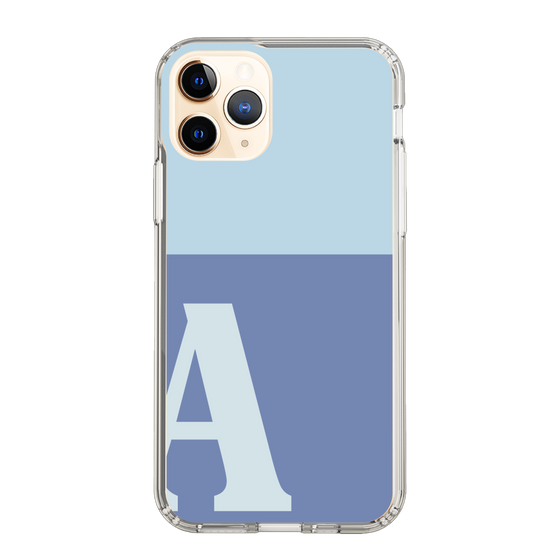 Slim Protection Case［ Original - initial two tone - A blue ］
