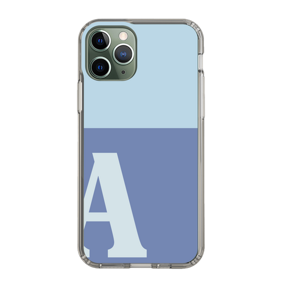Slim Protection Case［ Original - initial two tone - A blue ］