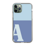 Slim Protection Case［ Original - initial two tone - A blue ］