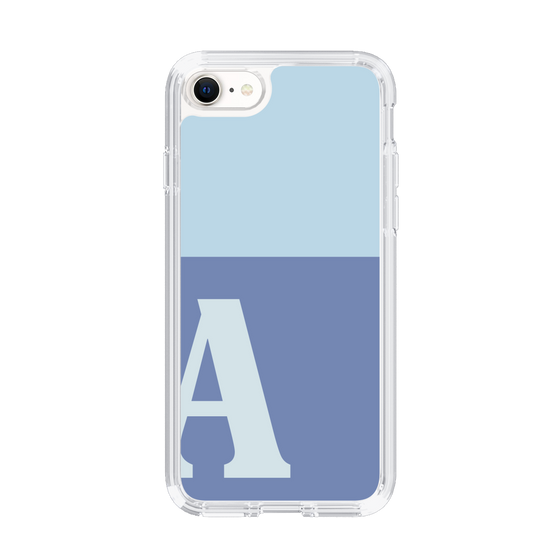 Slim Protection Case［ Original - initial two tone - A blue ］