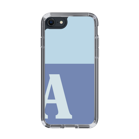 Slim Protection Case［ Original - initial two tone - A blue ］
