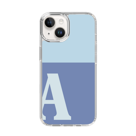 Slim Protection Case［ Original - initial two tone - A blue ］