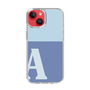 Slim Protection Case［ Original - initial two tone - A blue ］