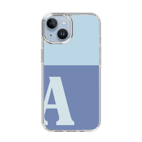 Slim Protection Case［ Original - initial two tone - A blue ］
