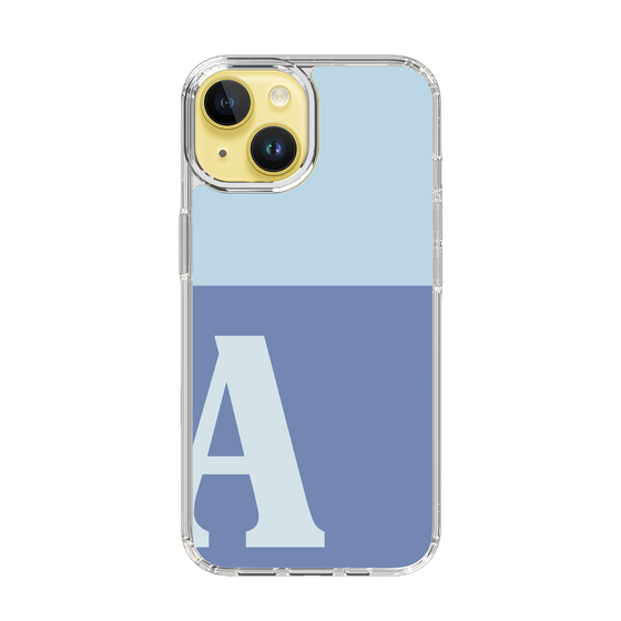 Slim Protection Case［ Original - initial two tone - A blue ］