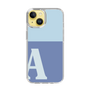 Slim Protection Case［ Original - initial two tone - A blue ］