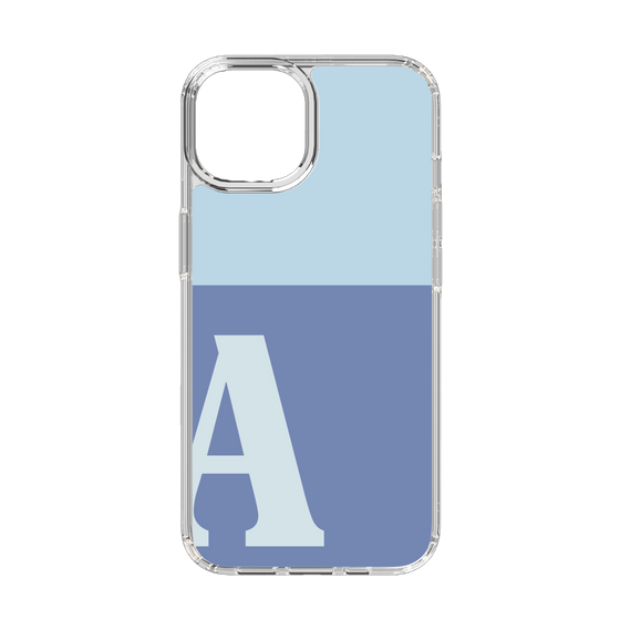Slim Protection Case［ Original - initial two tone - A blue ］