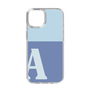 Slim Protection Case［ Original - initial two tone - A blue ］