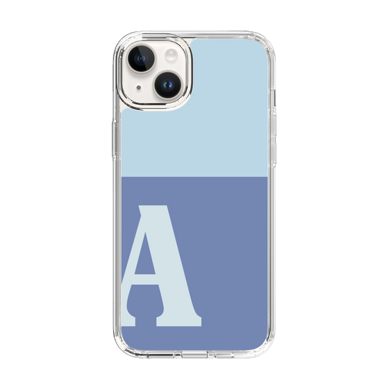 Slim Protection Case［ Original - initial two tone - A blue ］