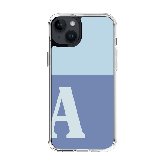 Slim Protection Case［ Original - initial two tone - A blue ］