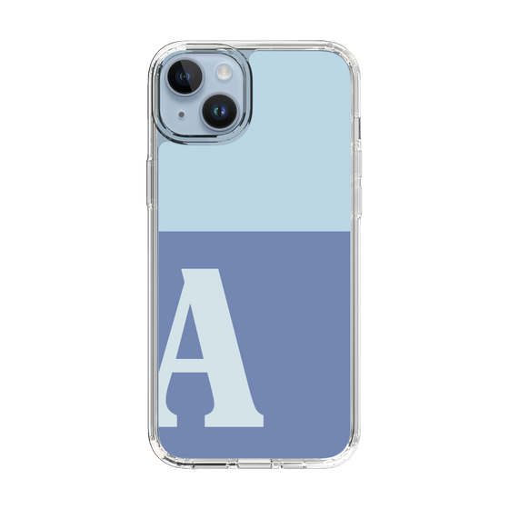 Slim Protection Case［ Original - initial two tone - A blue ］