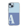 Slim Protection Case［ Original - initial two tone - A blue ］