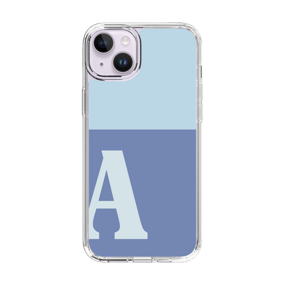 Slim Protection Case［ Original - initial two tone - A blue ］