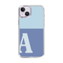 Slim Protection Case［ Original - initial two tone - A blue ］