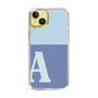 Slim Protection Case［ Original - initial two tone - A blue ］