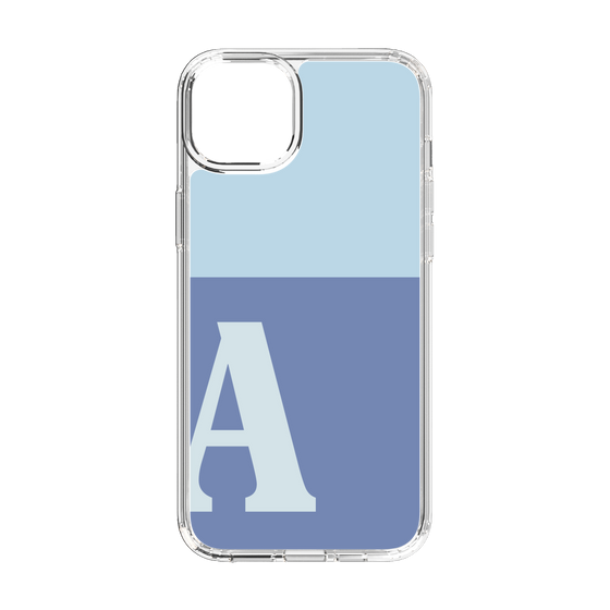 Slim Protection Case［ Original - initial two tone - A blue ］