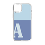 Slim Protection Case［ Original - initial two tone - A blue ］