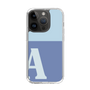Slim Protection Case［ Original - initial two tone - A blue ］