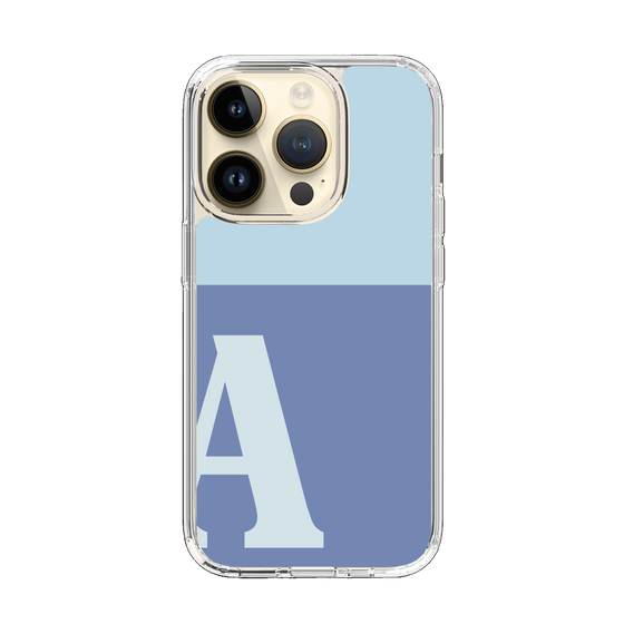 Slim Protection Case［ Original - initial two tone - A blue ］