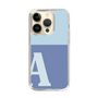 Slim Protection Case［ Original - initial two tone - A blue ］