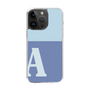 Slim Protection Case［ Original - initial two tone - A blue ］