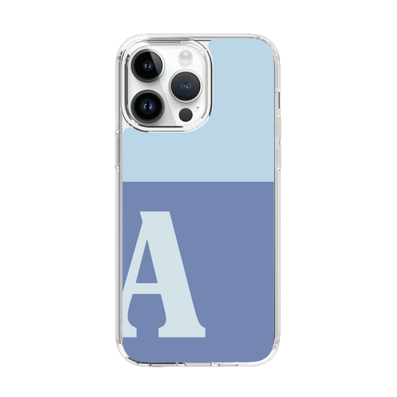 Slim Protection Case［ Original - initial two tone - A blue ］
