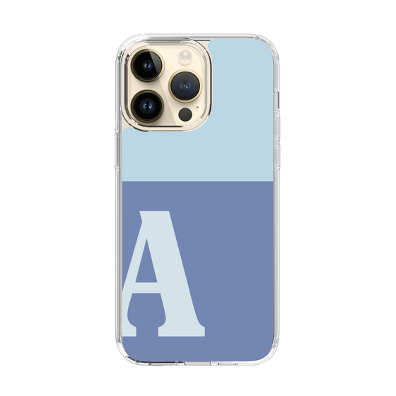 Slim Protection Case［ Original - initial two tone - A blue ］