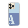Slim Protection Case［ Original - initial two tone - A blue ］