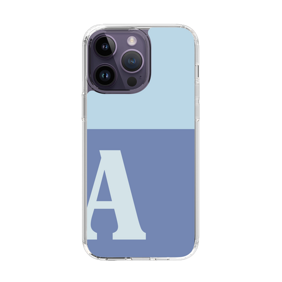 Slim Protection Case［ Original - initial two tone - A blue ］