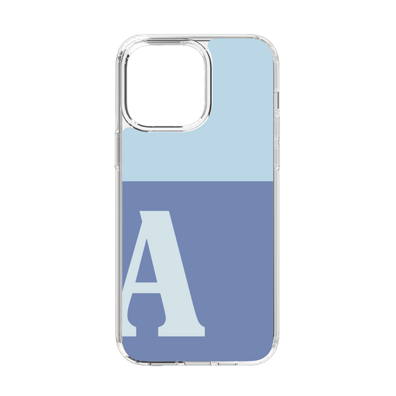 Slim Protection Case［ Original - initial two tone - A blue ］