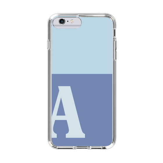 Slim Protection Case［ Original - initial two tone - A blue ］