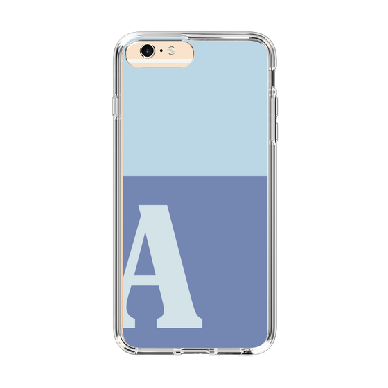 Slim Protection Case［ Original - initial two tone - A blue ］