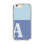 Slim Protection Case［ Original - initial two tone - A blue ］