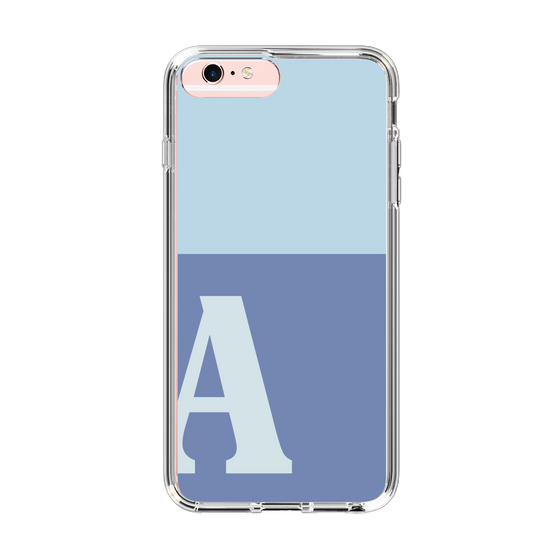 Slim Protection Case［ Original - initial two tone - A blue ］