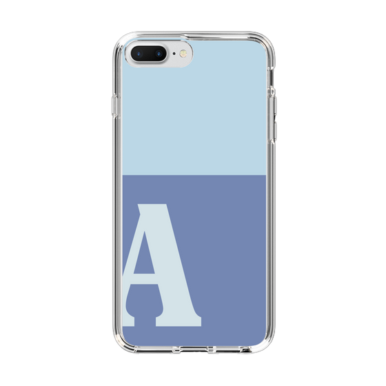 Slim Protection Case［ Original - initial two tone - A blue ］