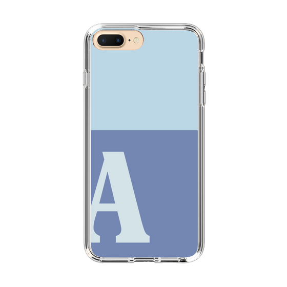 Slim Protection Case［ Original - initial two tone - A blue ］