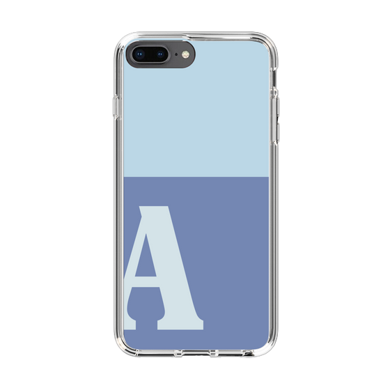 Slim Protection Case［ Original - initial two tone - A blue ］