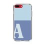 Slim Protection Case［ Original - initial two tone - A blue ］