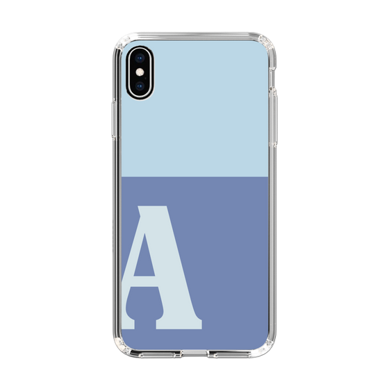 Slim Protection Case［ Original - initial two tone - A blue ］