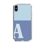 Slim Protection Case［ Original - initial two tone - A blue ］