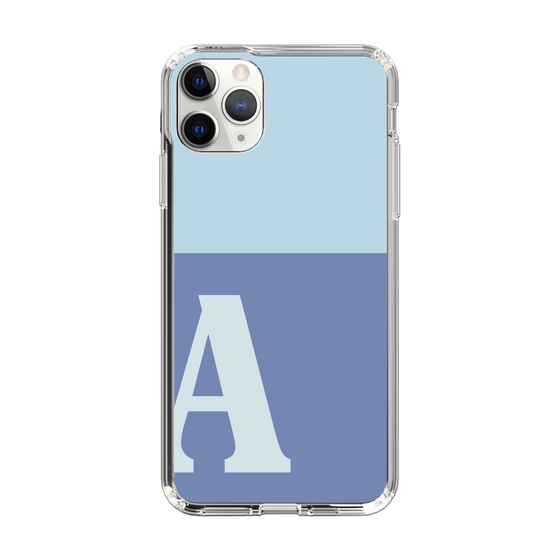 Slim Protection Case［ Original - initial two tone - A blue ］