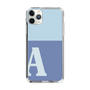 Slim Protection Case［ Original - initial two tone - A blue ］
