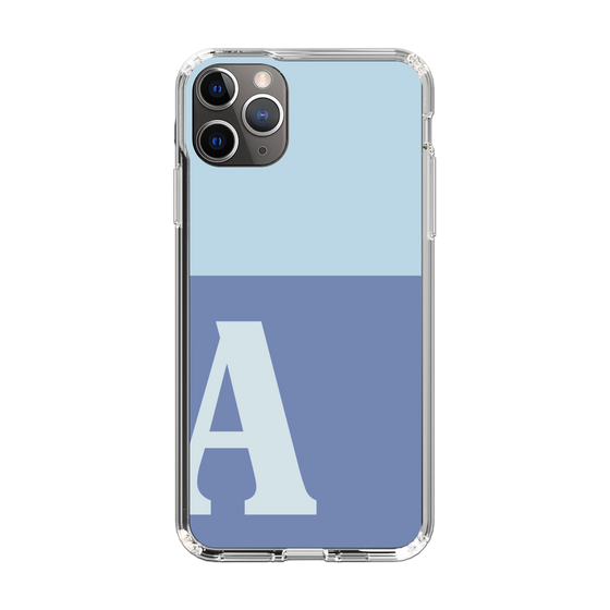 Slim Protection Case［ Original - initial two tone - A blue ］